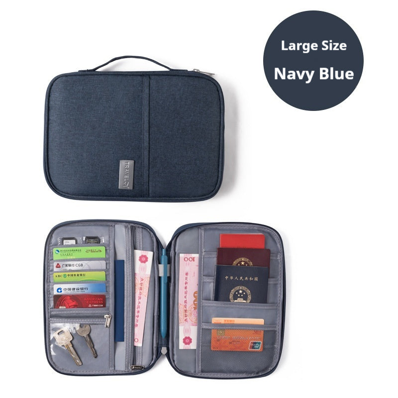 Portable Travel Airplane Waterproof Card Bag