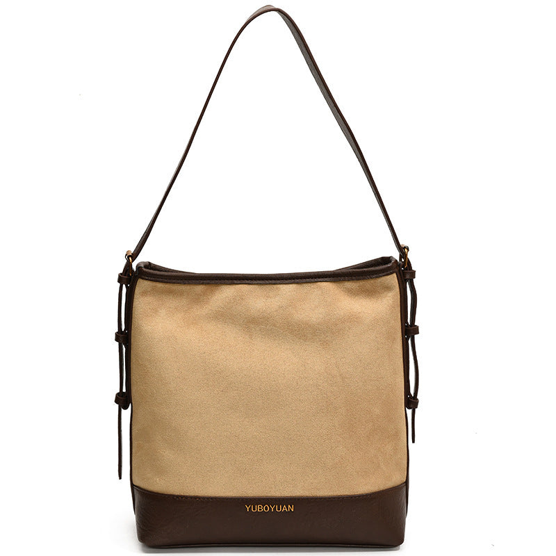 Casual Retro Suede Large Capacity Bag Women&