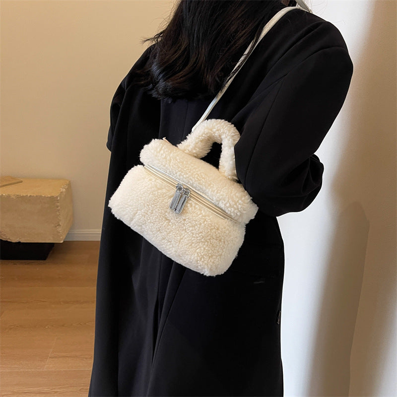 Autumn And Winter Lamb Wool Niche Popular Women&