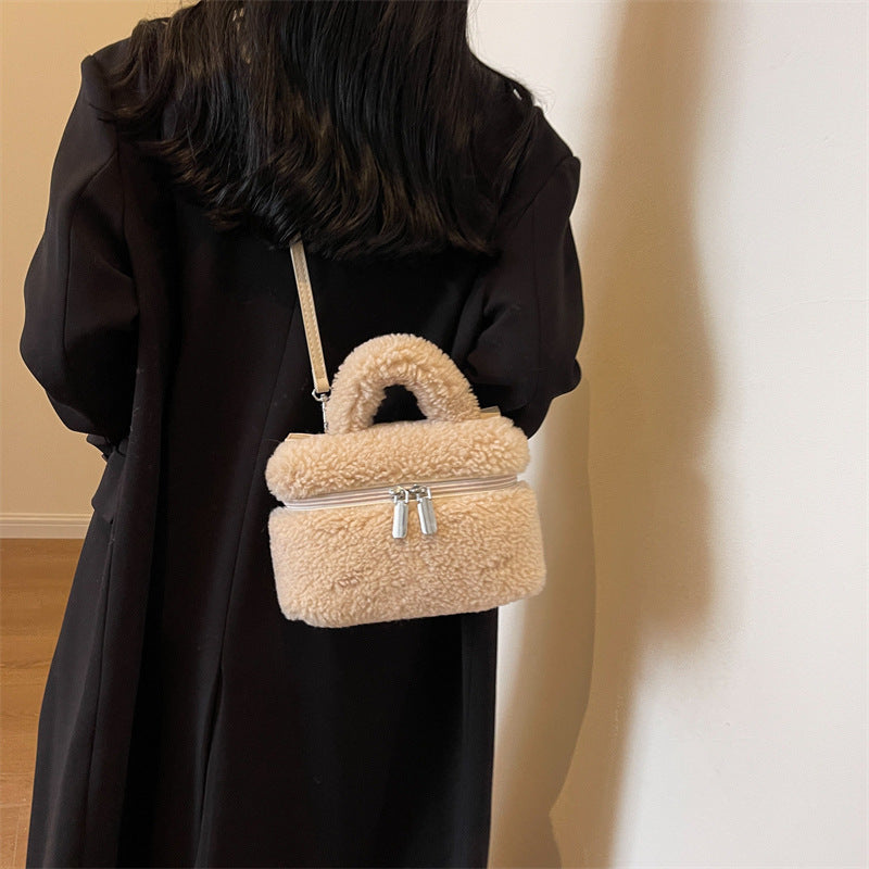 Autumn And Winter Lamb Wool Niche Popular Women&