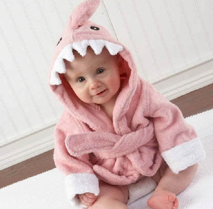 Cartoon Cute Animal Modeling Baby Bath Towels Baby Bathrobes Cotton Children&