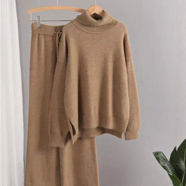 Autumn And Winter Knitting Suit Women