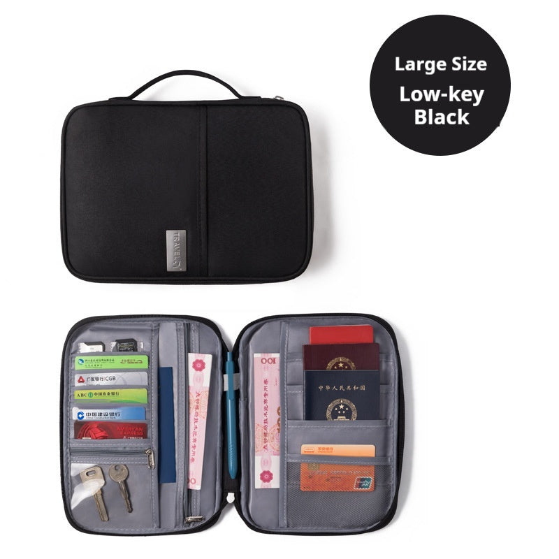 Portable Travel Airplane Waterproof Card Bag