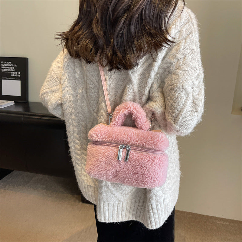 Autumn And Winter Lamb Wool Niche Popular Women&