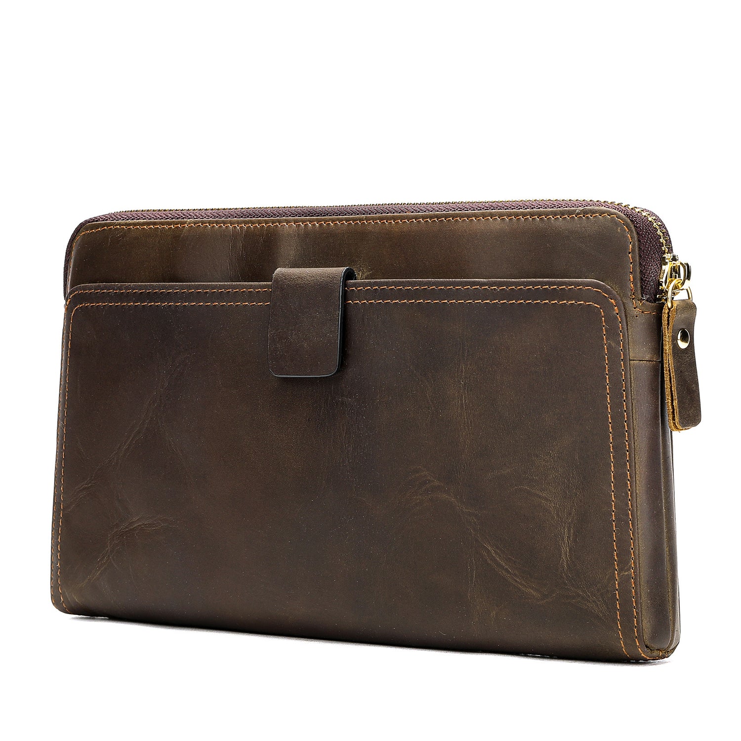 Top Layer Cattlehide Leather Fashion Personalized Business Men