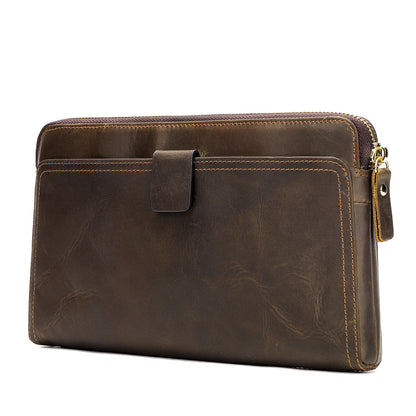 Top Layer Cattlehide Leather Fashion Personalized Business Men