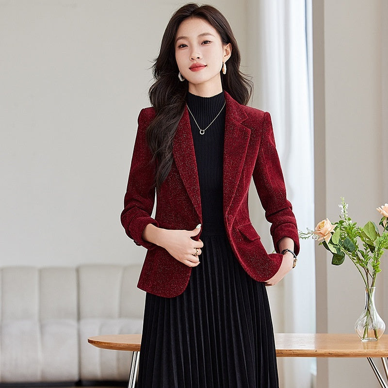Long Sleeve Professional Suit Formal Women&
