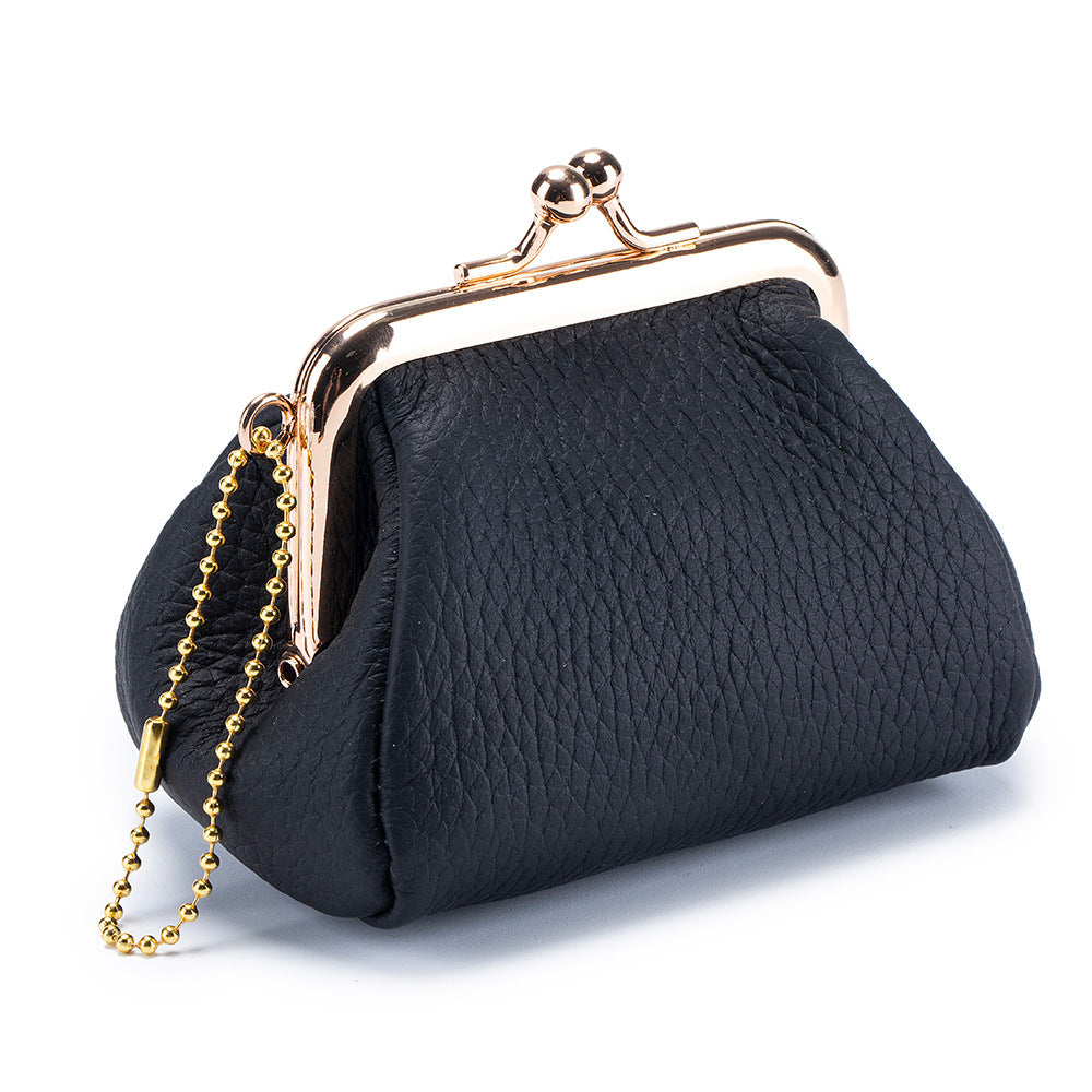 Genuine Leather Mini Coin Wallet With Female Creativity