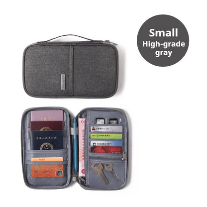Portable Travel Airplane Waterproof Card Bag
